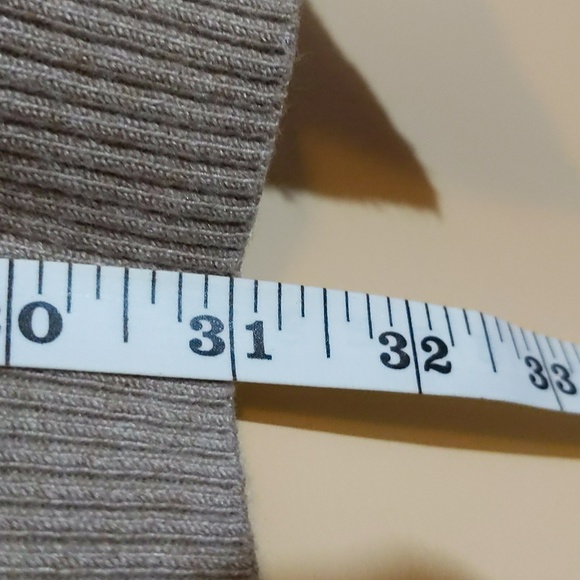 Thomas Rabe| Tan Cardigan With Sequin Details and Faux Pockets Modal Blend - Picture 8 of 14